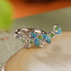 【秋舞】S925银和田玉碧玉景泰蓝银杏叶戒指【CW-JZ05963】 商品缩略图2