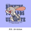 裁缝学苑卡通兔子热转印烫画贴卫衣高级衣服烫图白墨2023新图案 商品缩略图3