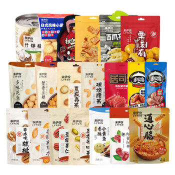 来伊份 坚果礼盒 炒货零食干果组合大礼包 财气礼盒2283g 企业团购福利1 商品图1