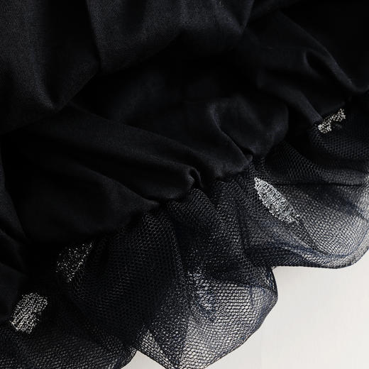 【马克珍妮 芦芙】秋装新款 女童绣花网纱花苞短裙半身裙231763 商品图5