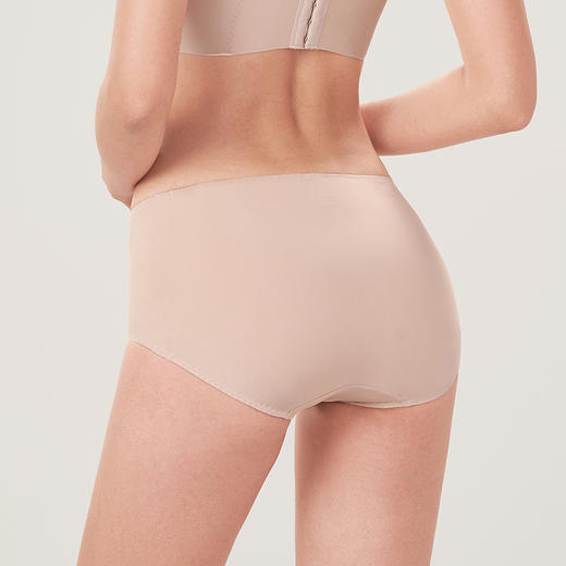 都市丽人舒软挺塑双拉面料中腰平角女士内裤新年本命年红品LP39K5 商品图2