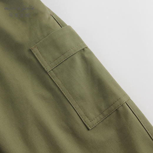 马克珍妮秋装新款 男童户外风个性大口袋全棉长裤231685 商品图4