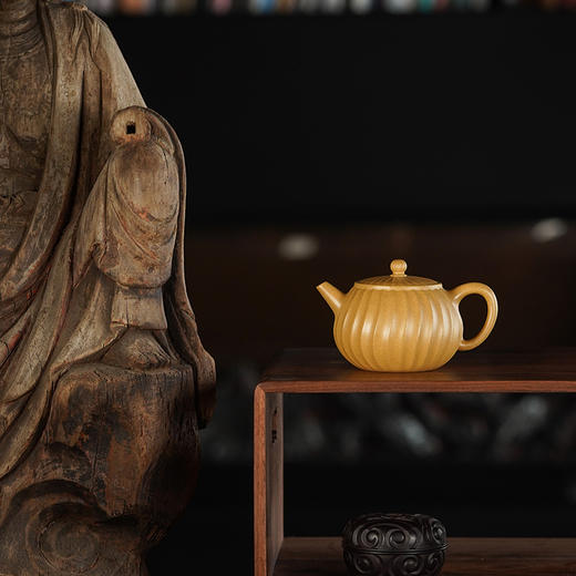 龙德堂陶艺 汤宣武制 《润德》原矿金砂段 210cc 库存请咨询客服 商品图0