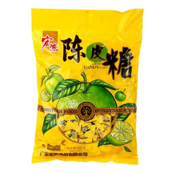 宏源 陈皮糖 500g 袋装 糖果零食 婚庆糖果 前台招待 怀旧糖 喜糖 商品图3