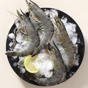 1号会员店（One's Member）泰国活冻黑虎虾 零保水剂 巴掌大虾 净重2斤21-30只/kg 商品图2