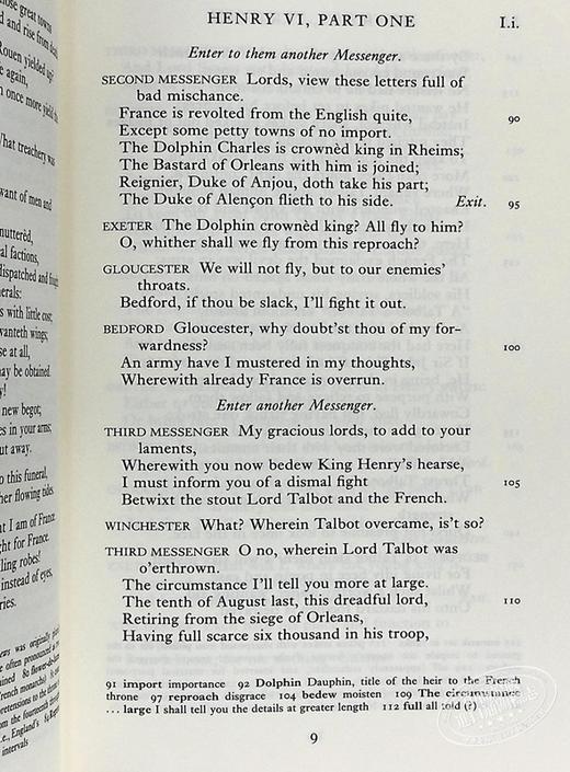 【中商原版】莎士比亚历史剧 卷1 亨利六世 理查三世 约翰王 Everyman s Library Classics Histories 英文原版 Shakespeare 商品图7