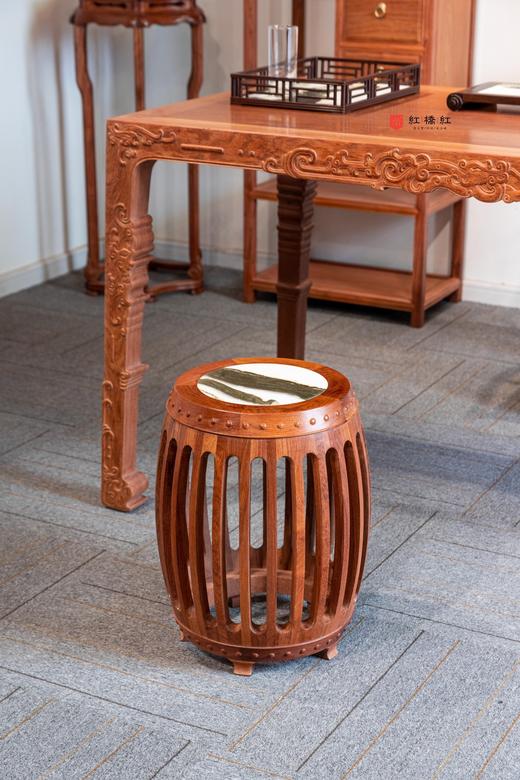 红桥红  家具严选  缅甸花梨（大果紫檀）【书房混搭八件套】 商品图4