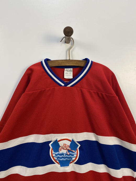 90年代 Vintage Athletic Knit 全刺绣 加拿大制 冰球球衣 _SSJ(L) 商品图0