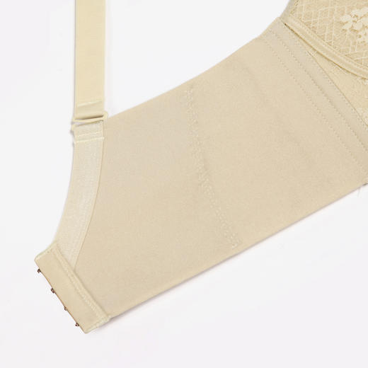 都市丽人聚拢升杯B杯适穿舒适更聚拢蕾丝内衣中厚款3/4杯常规文胸树脂胶圈四排扣新年本命年红品YB31A5 商品图7