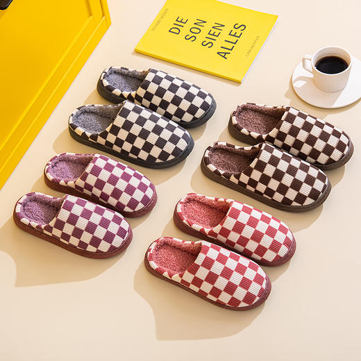 【秋冬常备❗️棉拖鞋新款】 男女家用拖鞋批发室内保暖情侣家居棉拖男士父亲节礼物新年礼盒年货礼盒 商品图1