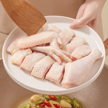 温氏原切清麻鸡块1斤 农家散养土鸡 莫氏鸡煲同款食材 125天走地鸡 商品图3