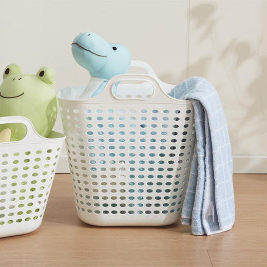 洗衣篮 L 白色 商品图1