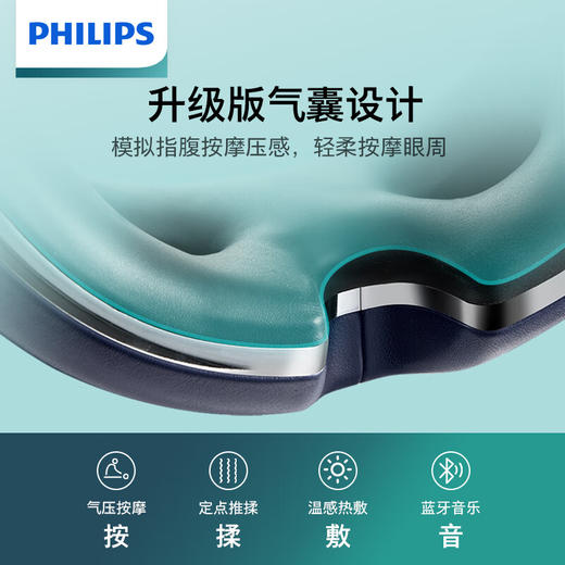 新品上市【家居】飞利浦 Philips 气囊护眼按摩眼罩PPM5101E 商品图1