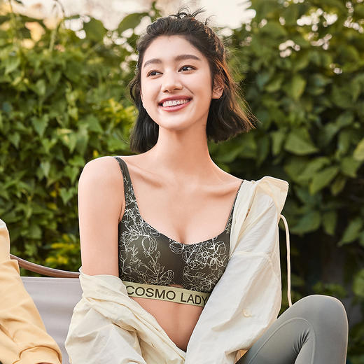 都市丽人Vbra泳布零感内衣薄款3/4杯无钢圈三排扣LB365N 商品图4