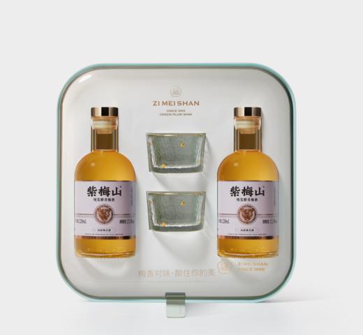 【赠锤纹杯】紫梅山纯发酵青梅酒- 双支礼盒228ml*2 商品图6