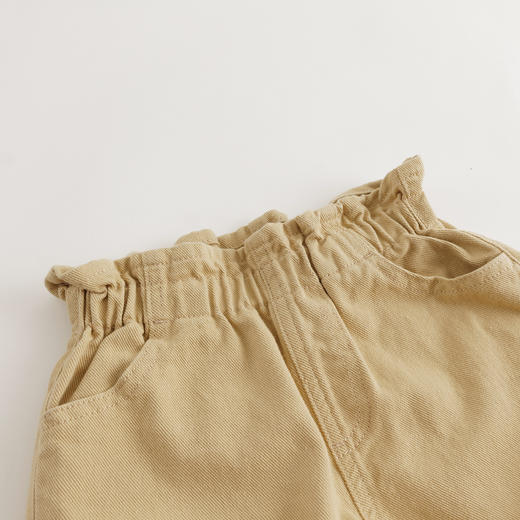 【马克珍妮 芦芙】秋装新款 女童花边腰纯棉牛仔裤 231776 商品图3