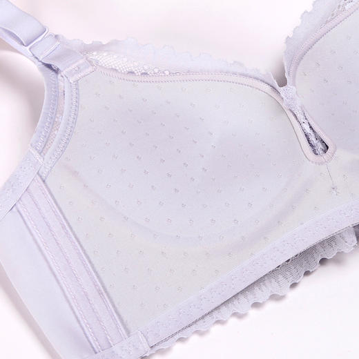 都市丽人聚拢升杯B杯适穿舒适更聚拢蕾丝内衣加厚款3/4杯常规文胸树脂胶圈三排扣新年本命年红品YB31A1 商品图5