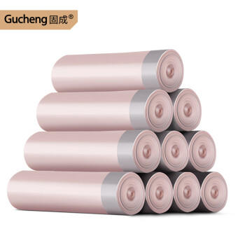 固成平口垃圾袋玫瑰金30*35cm150只单面1丝 桌面小号垃圾袋小垃圾袋 商品图8