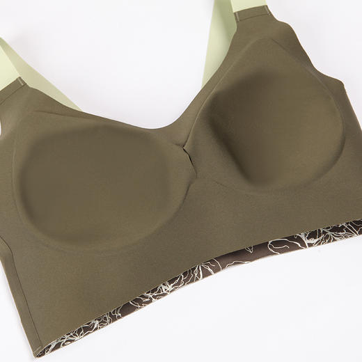 都市丽人Vbra泳布零感内衣薄款3/4杯无钢圈无排扣LB366N 商品图8