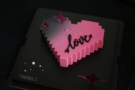 法式慕斯蛋糕 | 香草甜杏 - black pink像素爱心 商品图0