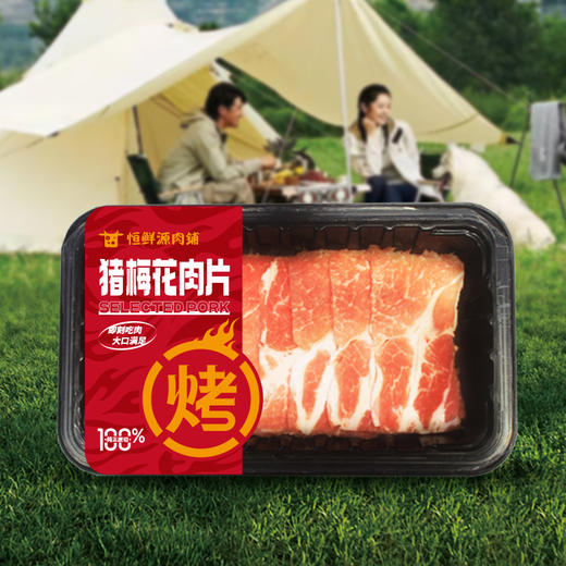 【锁鲜类】猪梅花烤肉切片200g/份 商品图0