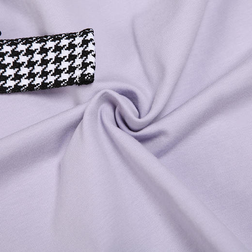 都市丽人生活家居女士睡衣26支CVC单面棉质薄款长袖长裤类家居服套装LH32J3 商品图3