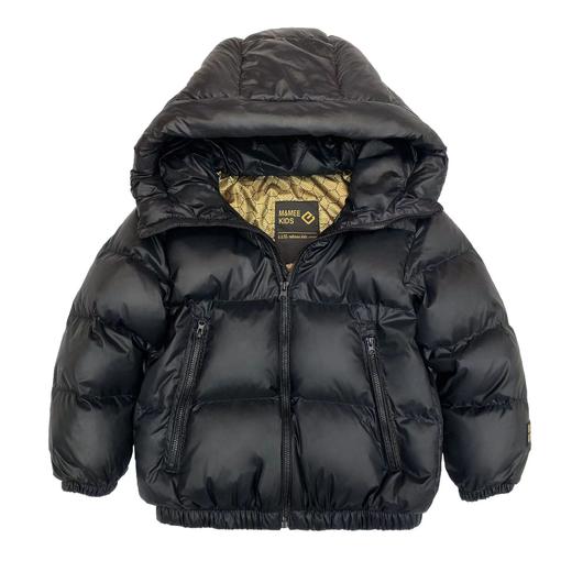 【有品质，有温暖，更舒适】孩子们的冬日防护必备，黑金配色时尚百搭，白鸭绒填充温暖舒适，儿童羽绒服冬季新款，保护您的孩子在寒冷的冬天里舒适度过-QQ 商品图5