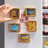 创意ins向日葵冰箱贴欧式北欧梵高世界名画系列3D立体网红磁性贴 商品缩略图2