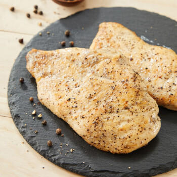 圣农香煎鸡胸肉100g*5片黑椒味 健身代餐 低脂鸡排 空气炸锅食材 早餐 商品图3