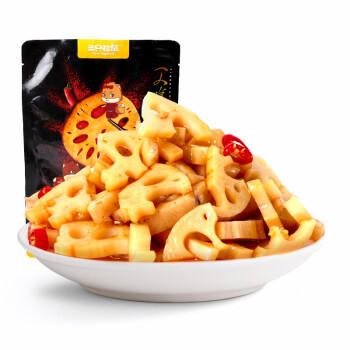 三只松鼠脆藕片黑鸭味150g 休闲零食特产香辣莲藕卤味特产素食 /食品饮料 /休闲食品 /豆干/素食零食 商品图0