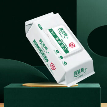 顺清柔湿巾80片*1包 75%酒精抽取式一次性清洁湿纸巾无香单包装 商品图1