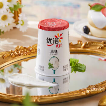 优诺（yoplait）优丝原味酸奶135g*8杯  家庭装 营养早餐 低温酸奶牛奶 商品图3
