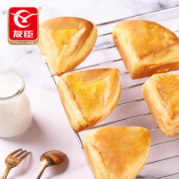 友臣奶酪千层面包500g早餐吐司口袋软面包办公室零食休闲小零食 商品图3