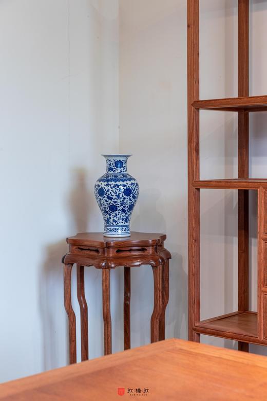 红桥红  家具严选  缅甸花梨（大果紫檀）【书房混搭八件套】 商品图3