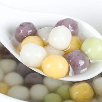 千味央厨四喜小圆子300g*2袋无馅汤圆儿童早餐半成品甜品速食食品早点早饭 商品图0