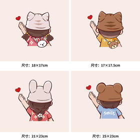 妈妈最美爸爸最帅比心卡通亲子热转印烫画贴卫衣转印衣服贴纸定做