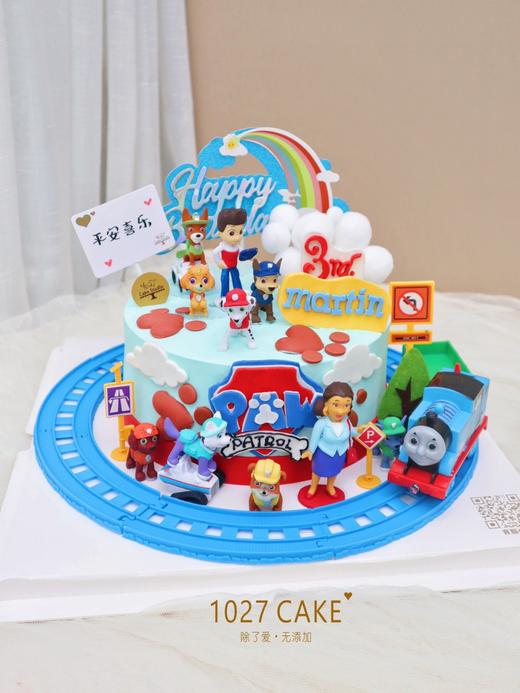 1027CAKE |汪汪队 狗狗主题蛋糕 托马斯 商品图1
