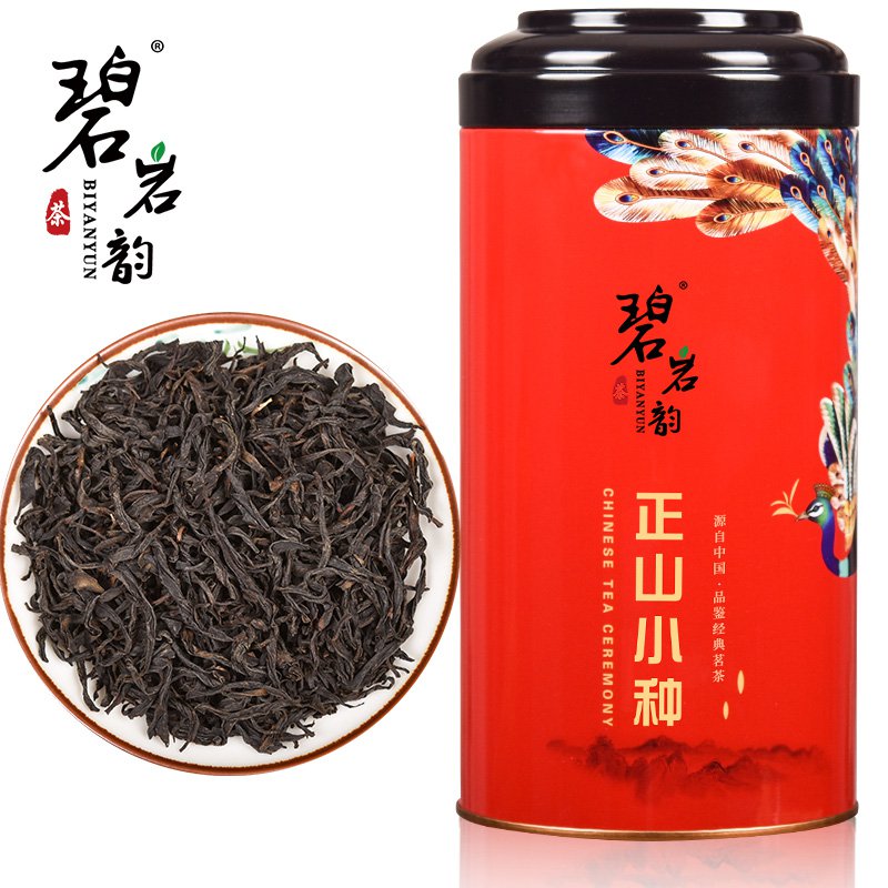 【自营】碧岩韵茶孔雀红罐正山小种250g