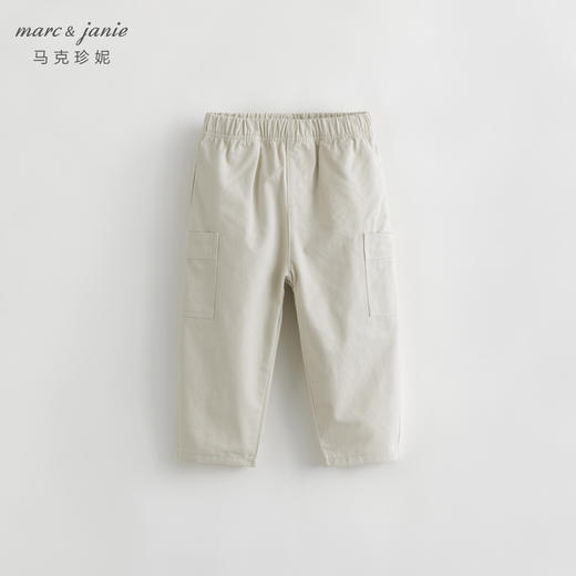 马克珍妮秋装新款 男童户外风个性大口袋全棉长裤231685 商品图1