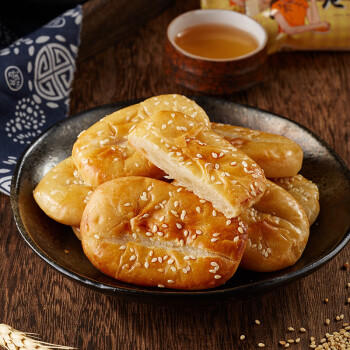 比比赞（BIBIZAN）抹茶雪媚娘绿豆饼1002g经典传统风味面包蛋糕点心饼干休闲零食品 商品图5