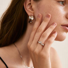 MONSECRET 嵌钻沉积细戒