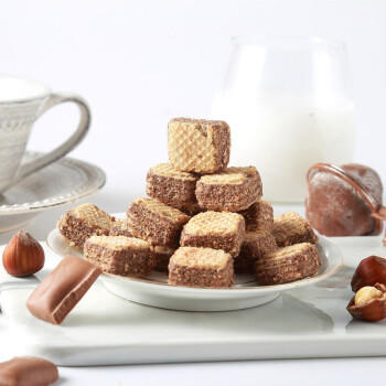 马奇新新马来西亚进口巧克力榛子夹心威化饼干休闲零食年货办公室小吃 90g /食品饮料 /休闲食品 /饼干/膨化 商品图4