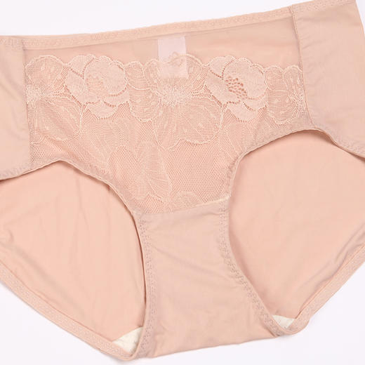 都市丽人舒软挺塑双拉面料中腰平角女士内裤新年本命年红品LP39K5 商品图6