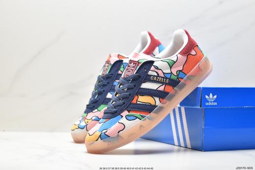 阿迪达斯Adidas Originals Gazelle Indoor三叶草复古休闲运动板鞋HQ8717男女鞋 商品图6