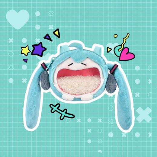 BEMOE 初音未来 毛绒小耳机包 商品图3