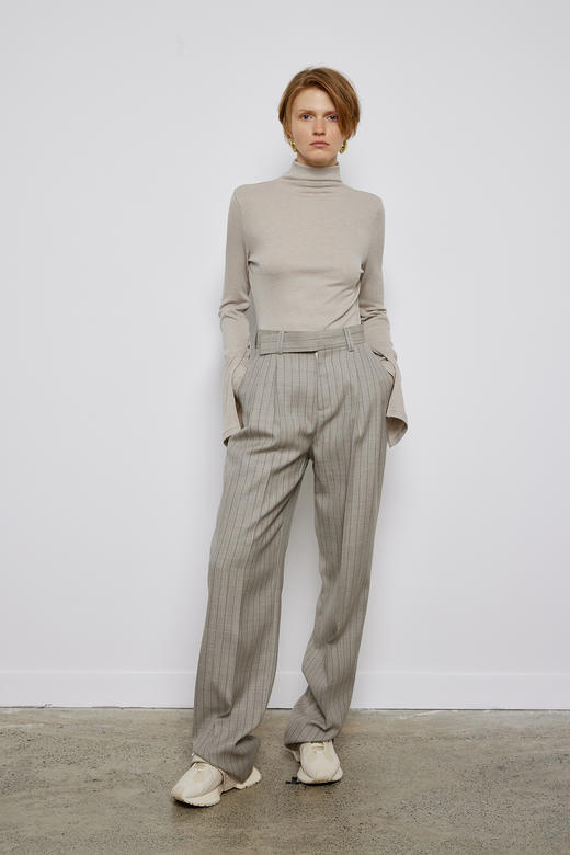 莱赛尔拼接袖打底衫 商品图0