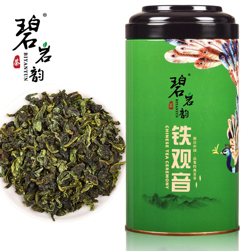 【自营】碧岩韵茶孔雀绿罐铁观音250g