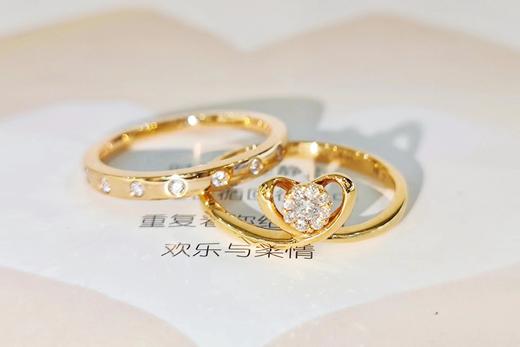 2F JCL  宝石城  18K钻石对戒 商品图0