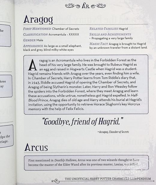 【中商原版】哈利波特非官方特辑系列 三本套装 The Unofficial Harry Potter Bestiary 英文原版 The Editors of Mugglenet 商品图5