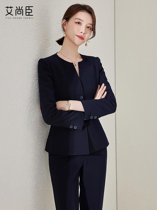气质西装套装女春秋酒店经理工作服高端气质公务员面试正装小西服 商品图1
